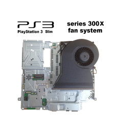 Замена вентиляторной системы PlayStation 3 Slim (CECH-300X)